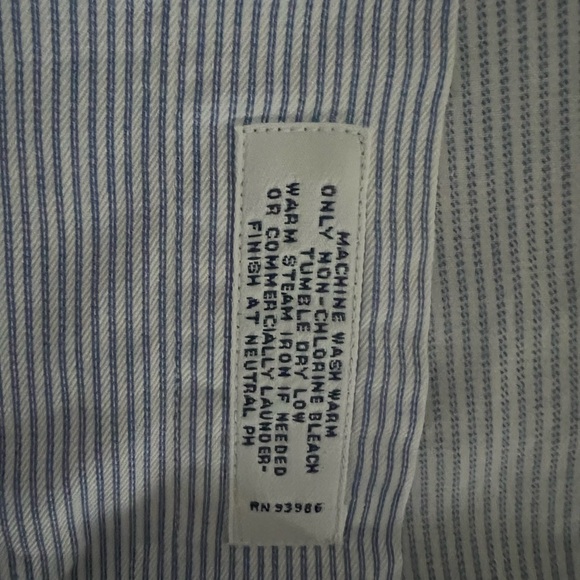 Brooks Brothers Pin Stripes Classic Button Down dress shirt Makers & Merchants - Picture 7 of 11